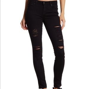 Genetic Denim Shya Skinny Jean sz 27 Black